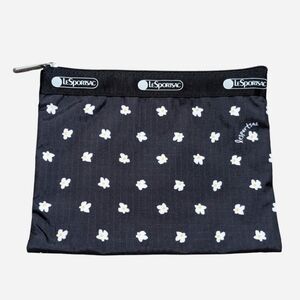 Lesportsac ditzy daisy flower pouch zipped bag 1 Zipper
